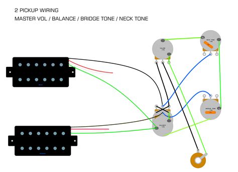 Bass Wiring Diagram 2 Volume 1 Tone